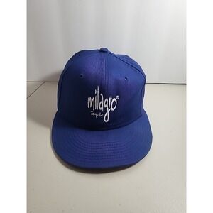 Milagro Tequila - New Era 9 Fifty Hat Cap Advertizing Liquor Navy Blue Snap Back